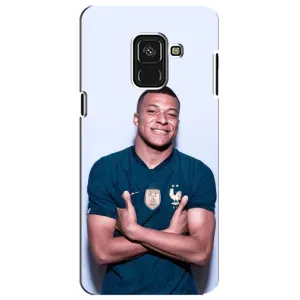 Чохол (TPU) з Футболістом на Samsung A8 Plus, A730F (Мбаппешичка)