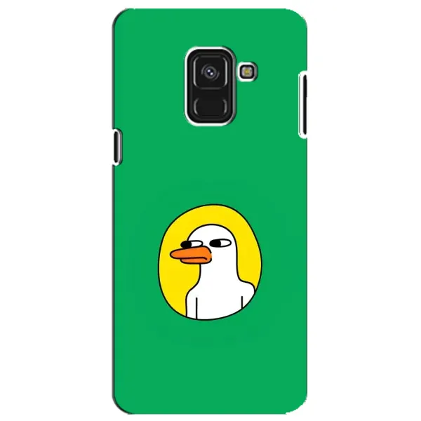 Чехол с рисунком «Мем Утка» для Samsung Galaxy A8 Plus 2018 (A730F)