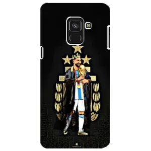 Чехол с рисунком «Месси король» для Samsung Galaxy A8 Plus 2018 (A730F)