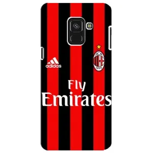 Чехлы с ТОП Футбольными клубами на Samsung A8 Plus, A8 Plus 2018, A730F (Milan)