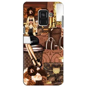 Чехол Стиль Louis Vuitton на Samsung A8 Plus, A730F (Мода Луи Виттон)