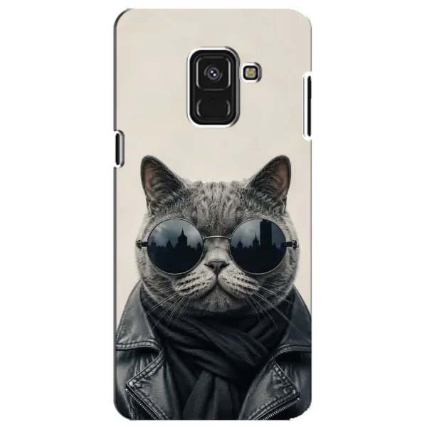 Чехол с рисунком «Модный кот» для Samsung Galaxy A8 Plus 2018 (A730F) Чехол с рисунком «Модный кот» для Samsung Galaxy A8 Plus 2018 (A730F)