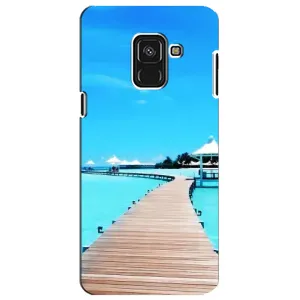 Летний Чехол на Samsung A8 Plus, A730F (Набережная)