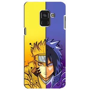 Купить Чохли на телефон з принтом Anime для Samsung A8 Plus, A730F (Naruto Vs Sasuke)