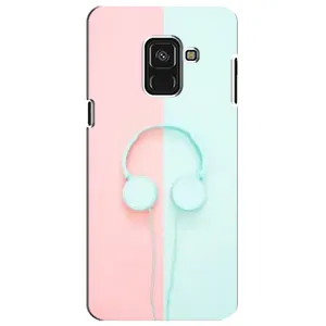 Дівчачий Чохол для Samsung A8 Plus, A730F (Навушники)