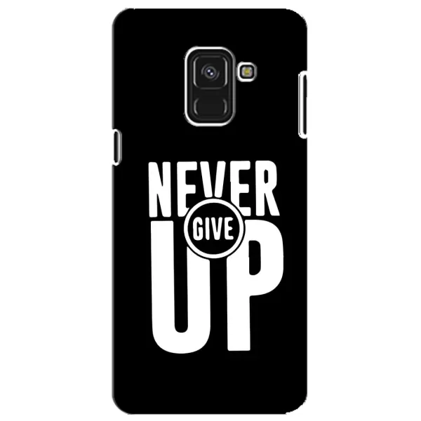 Чехол с рисунком «Never Give UP» для Samsung Galaxy A8 Plus 2018 (A730F)