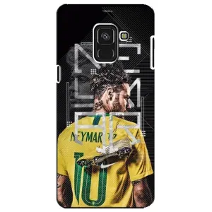Силиконовый Чехол Samsung A8 Plus, A730F (Neymar 10)