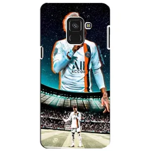 Силиконовый Чехол Samsung A8 Plus, A730F (Неймар ПСЖ)