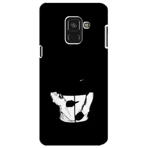 Силиконовый Чехол на Samsung A8 Plus, A730F с картинкой Nike (Nike стиль)