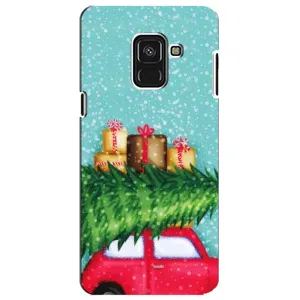 Чохол новорічна ялинка на Samsung A8 Plus, A730F (Новорічний настрій)