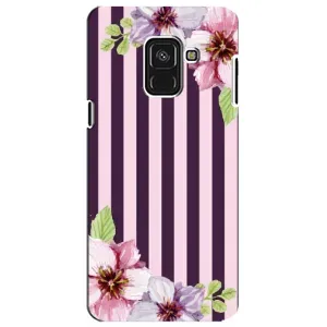 Чехлы с тематикой "ЦВЕТЫ" на Samsung A8 Plus, A730F (Обои)
