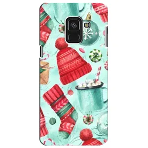 Чохол Санта Клаус для Samsung A8 Plus, A730F (Одяг)