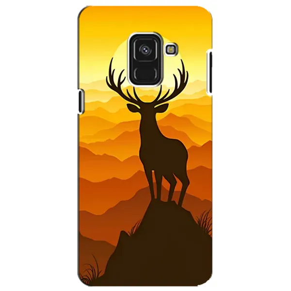 Чехол с рисунком «Силуэт Оленя» для Samsung Galaxy A8 Plus 2018 (A730F) Чехол с рисунком «Силуэт Оленя» для Samsung Galaxy A8 Plus 2018 (A730F)