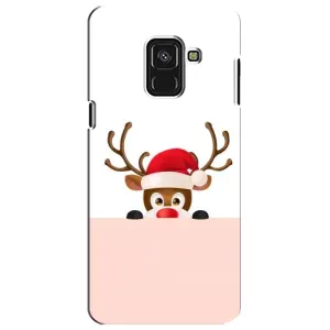 Чохол Санта Клаус для Samsung A8 Plus, A730F (Оленя)