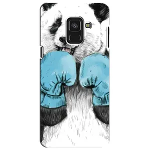 Чехлы с Пандами на Samsung A8 Plus, A730F (Панда боксер)
