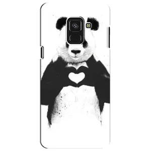Чехлы с Пандами на Samsung A8 Plus, A730F (Панда)