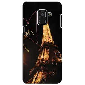 Чехол с Эйфелевой башней на Samsung A8 Plus, A730F (Paris)