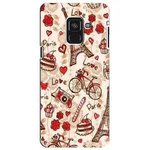 Чехол с Эйфелевой башней на Samsung A8 Plus, A730F (Париж мечта)
