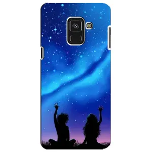 Силиконовые Чехлы Любимому человеку для Samsung A8 Plus, A730F (Парочка)