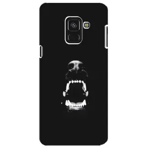 Чехол ДОБЕРМАН для Samsung A8 Plus, A730F (Пасть добермана)
