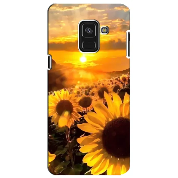 Чехол с рисунком «поле подсолнухов» для Samsung Galaxy A8 Plus 2018 (A730F)