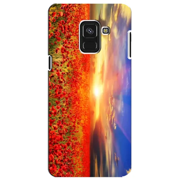 Чехол с рисунком «Поле тюльпанов» для Samsung Galaxy A8 Plus 2018 (A730F)