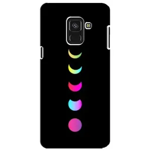 Чохол (ТПУ) з планетами на Samsung A8 Plus, A730F (Повнолуння)