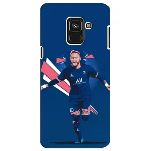 Силиконовый Чехол Samsung A8 Plus, A730F (Празднование Неймара)