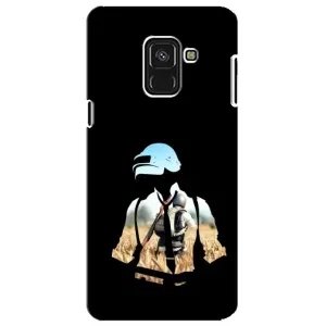 Чохол з картинкою "Герой Pubg" на Samsung A8 Plus,  A730F (Пубг мен)