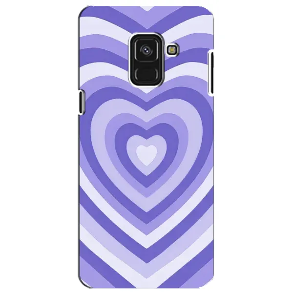 Чехол с рисунком «Сердце фиолет» для Samsung Galaxy A8 Plus 2018 (A730F) Чехол с рисунком «Сердце фиолет» для Samsung Galaxy A8 Plus 2018 (A730F)