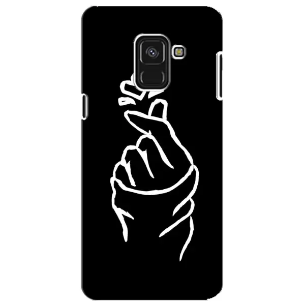 Чехол с рисунком «Сердце на черном» для Samsung Galaxy A8 Plus 2018 (A730F) Чехол с рисунком «Сердце на черном» для Samsung Galaxy A8 Plus 2018 (A730F)