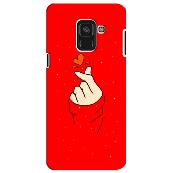 Чехол с рисунком «Сердце на красном» для Samsung Galaxy A8 Plus 2018 (A730F) Чехол с рисунком «Сердце на красном» для Samsung Galaxy A8 Plus 2018 (A730F)