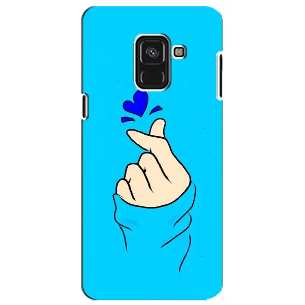 Чехол с рисунком «Сердце на синем» для Samsung Galaxy A8 Plus 2018 (A730F) Чехол с рисунком «Сердце на синем» для Samsung Galaxy A8 Plus 2018 (A730F)