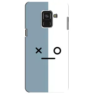 Чохол з малюнком «Сіро-білий» для Samsung Galaxy A8 Plus 2018 (A730F)