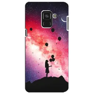 Силиконовые Чехлы Любимому человеку для Samsung A8 Plus, A730F (Шарики в небе)