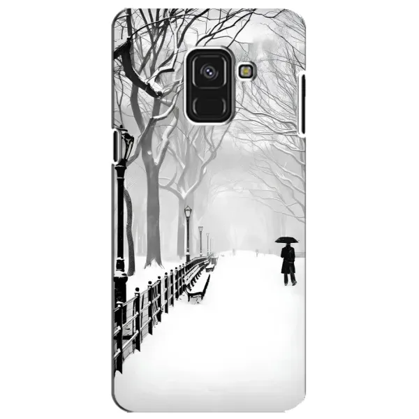Чехол с рисунком «Снегом замело» для Samsung Galaxy A8 Plus 2018 (A730F)
