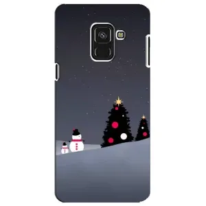 Чохли на Новий Рік Samsung A8 Plus, A730F (Сніговички)