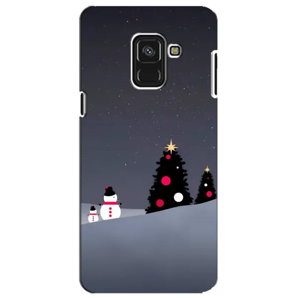 Чехол с рисунком «Снеговички» для Samsung Galaxy A8 Plus 2018 (A730F)