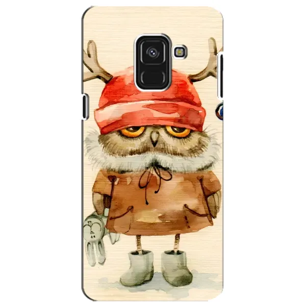 Чехол с рисунком «Сова в шапке» для Samsung Galaxy A8 Plus 2018 (A730F) Чехол с рисунком «Сова в шапке» для Samsung Galaxy A8 Plus 2018 (A730F)