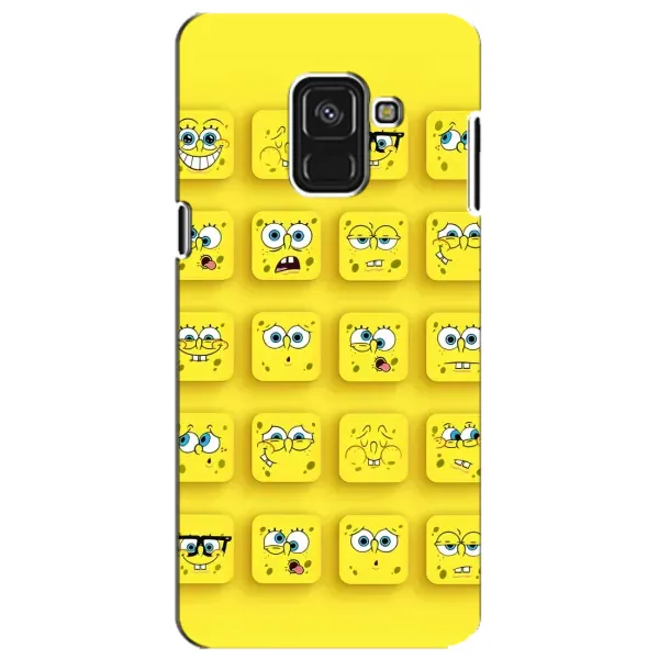 Чехол с рисунком «Спанч-БОБ» для Samsung Galaxy A8 Plus 2018 (A730F)