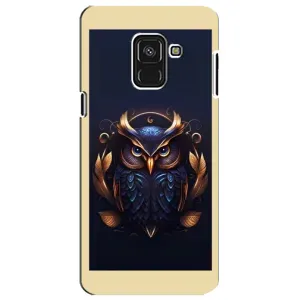 Чехлы с принтом СОВЫ для Samsung A8 Plus, A730F (Стильная Сова)