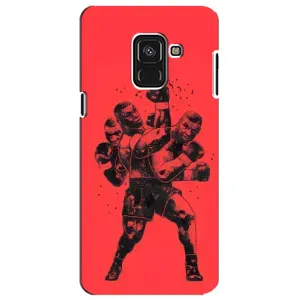 Чехлы с принтом Спортивная тематика для Samsung A8 Plus,  A730F (Тайсон Бокс)