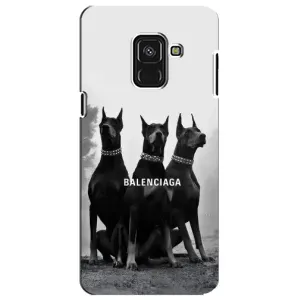 Чехол ДОБЕРМАН для Samsung A8 Plus, A730F (Три добермана)