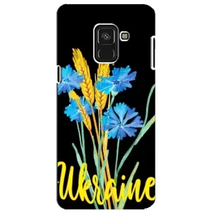 Чохол на Samsung A8 Plus, A730F (Український дизайн) (Україна в квітах)