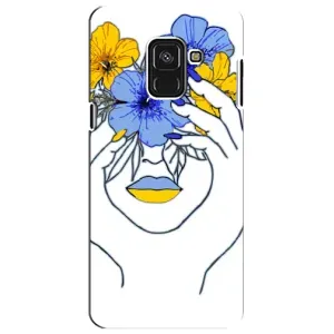 Чохол на Samsung A8 Plus, A730F (Український дизайн) (Українка на всю голову)