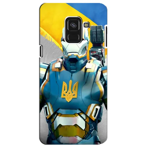 Чехол с рисунком «Украинский робокоп» для Samsung Galaxy A8 Plus 2018 (A730F) Чехол с рисунком «Украинский робокоп» для Samsung Galaxy A8 Plus 2018 (A730F)