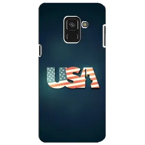 Чохол Прапор USA для Samsung A8 Plus, A730F (USA)