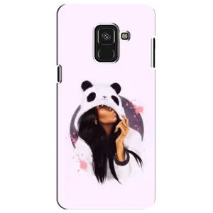 Чехол Стильные девушки на Samsung A8 Plus, A730F (В пижаме)