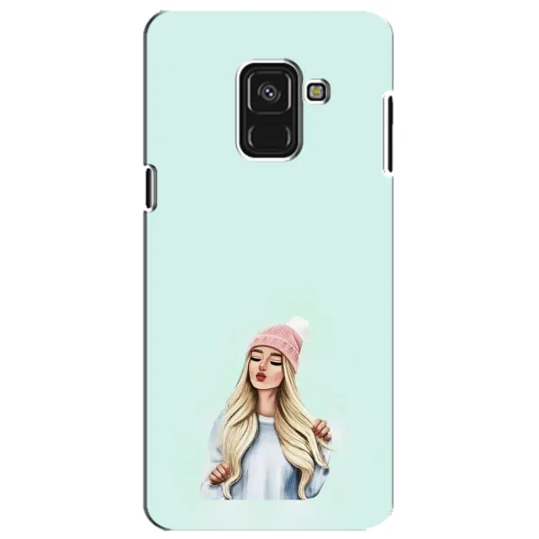 Чехол с рисунком «В шапке» для Samsung Galaxy A8 Plus 2018 (A730F)