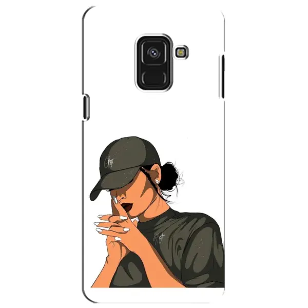Чехол с рисунком «В зеленом» для Samsung Galaxy A8 Plus 2018 (A730F)